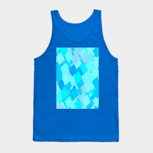 Blue purple mosaic Tank Top